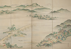 孔明山水図